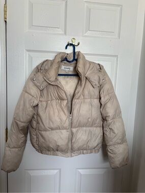 Selby Beige Puffer Jacket